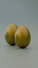 A couple of eggs Represents order with chaos and breaking patterns