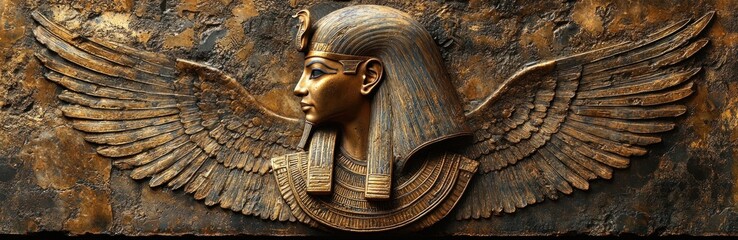 Ancient Egyptian Hieroglyphs on Stone as Symbols of History and Culture in Africa