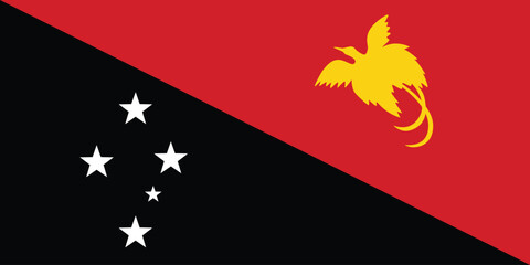 Papua New Guinea National Flag