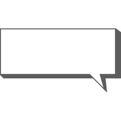 Speech bubble vector