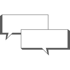 Fototapeta premium Bubble speech vector