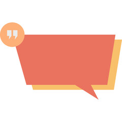 Cute Bubble speech vector