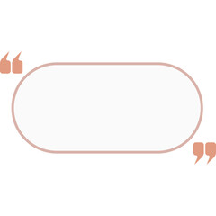 Quotes box, text box vector