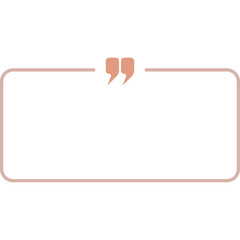 Quotes box, text box vector