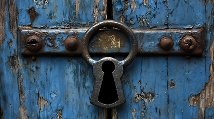 Locker hole design with intricate patterns and details