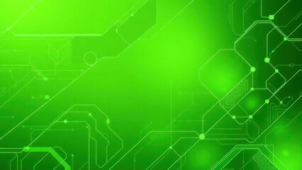 Fototapeta premium a green background with a circuit board pattern