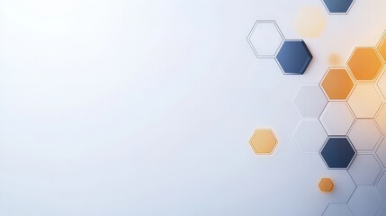 Abstract Hexagonal Pattern Background Design