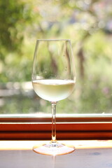 glass of wine