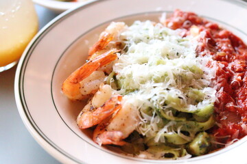 pasta with shrimp
