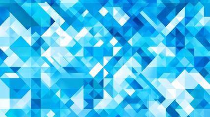 Obraz premium Abstract Blue Triangle Geometric Pattern Design