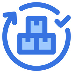 Obraz premium Order Fulfilment Icon 