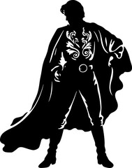 matador pose silhouette