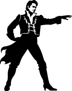 recommend clip art: matador pose silhouette