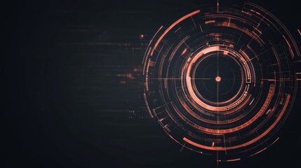 Abstract Digital Interface Futuristic Technology Design