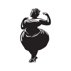 fat women dancing