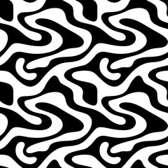 wavy stripe lines pattern seamless