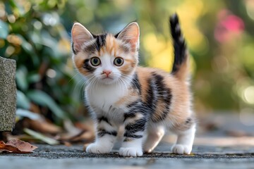 Obraz premium a cute cat.