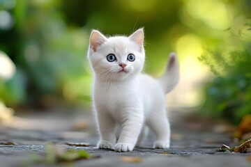 Obraz premium a cute cat.