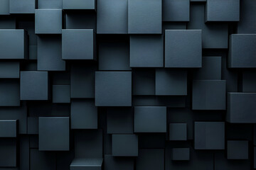 Dark Cubes Texture Background Abstract