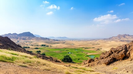 Arid Valley Landscape
