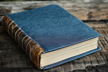 Cover for a Notebook in Deep Denim Blue, Stylish and Practical Protection