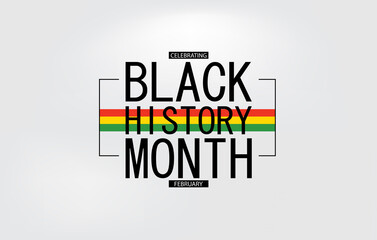 Black History Month Stylish Design