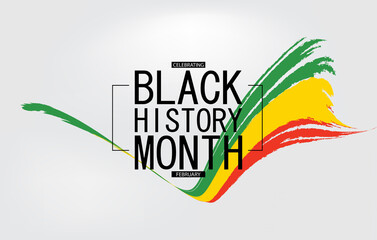 Black History Month Stylish Design