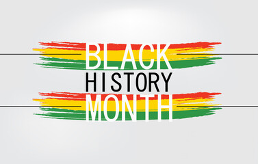 Black History Month Stylish Design