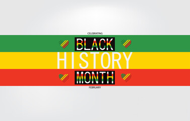 Black History Month Stylish Design