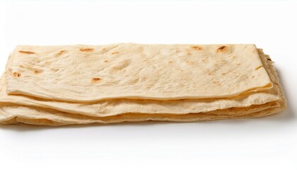 Stack of flatbreads, ready to use.