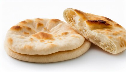 Warm, golden-brown pita bread, perfect for dipping.