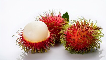 Sweet Rambutan Fruit Ready to Eat
