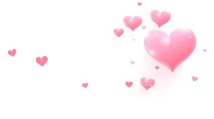 heart on a white background, valentine wallpaper