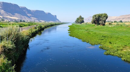 Serene River Landscape
