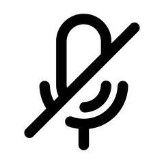 microphone icon vector illustration style