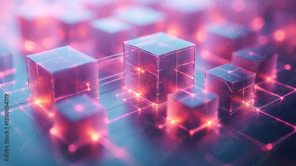 Aufkleber 3D Flowchart Representation for Business Processes and Workflows