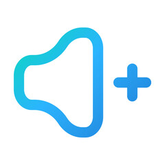 Volume Up icon vector illustration style