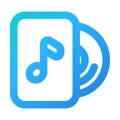 Note Music icon vector illustration style