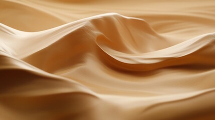 Fototapeta premium Abstract Draped Fabric Soft Golden Hues