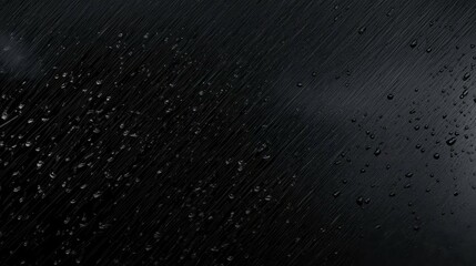 Dark Surface with Water Drops