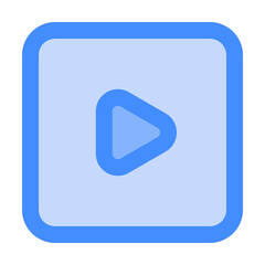 Play icon vector illustration style