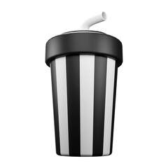 3d icon render cinema drinking