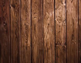 Naklejka premium 木の板 背景 縦 茶色