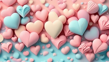 Obraz premium Valentine's day themed background