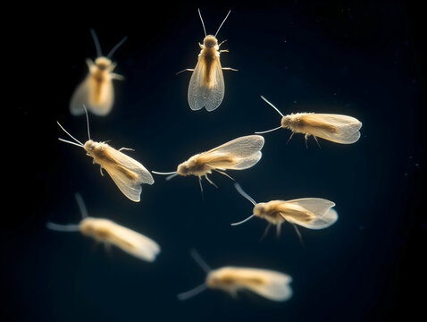 Webspinner Insects Fly in the Dark, Nature's Delicate Aerialists.