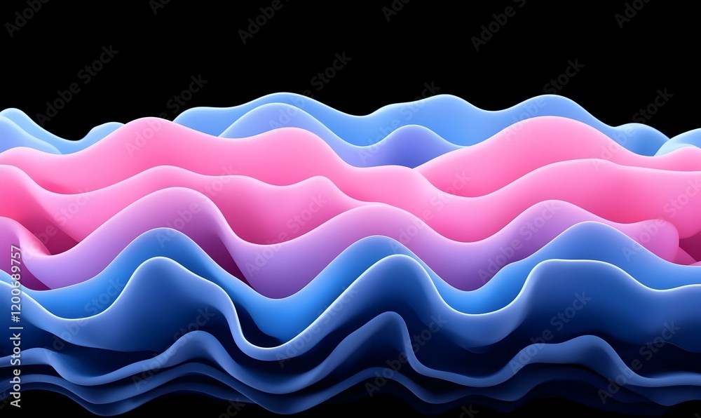 Poster dynamic energy flow visualization, an intricate display of abstract patterns illustrating the moveme