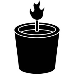 Scented Candle Icon