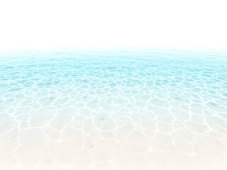 Serene Underwater Scene of Shallow, Turquoise Water