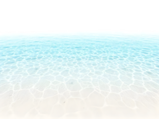 Serene Underwater Scene of Shallow, Turquoise Water