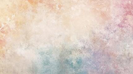 Obraz premium Pastel Dreamscape: A dreamy, abstract background with soft pastel hues, reminiscent of a watercolor painting. Perfect for creating a sense of serenity and tranquility in your designs.